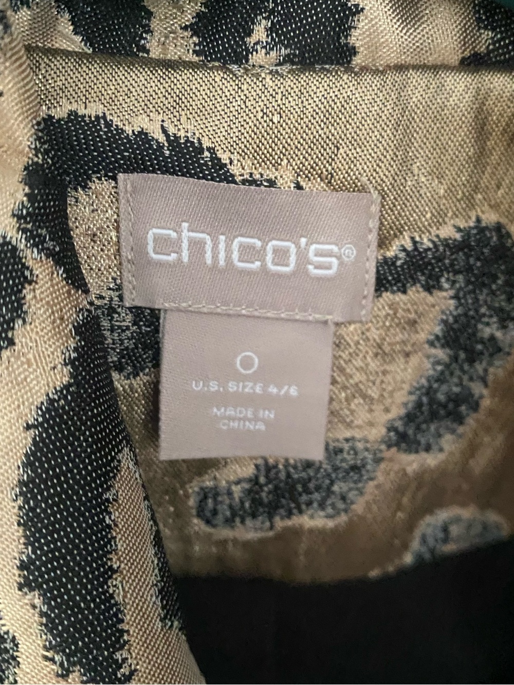 Chico’s Animal Print Open Topper Jacket - Picture 7 of 7
